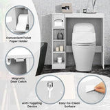 Wooden Toilet Storage Cabinet Bathroom