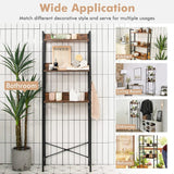 3-Tier Over-The-Toilet Storage Rack with Detachable Hooks
