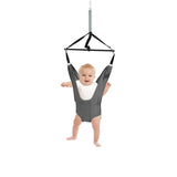 Adjustable Hanging Bouncer for Babies 6-12 Months Gray Fabric