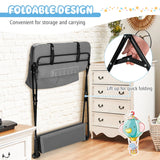 Changing station Foldable changing table for babies with wheels Grey