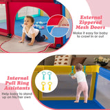 Large Infant Baby Playpen Safety Play Center Yard with 50 Ocean Balls-Color