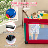 Large Infant Baby Playpen Safety Play Center Yard with 50 Ocean Balls-Color