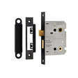 76MM BATHROOM LOCK - 5MM FOLLOWER - 57MM C/C - SQUARE_x005F
 - MATT BLACK - EACH