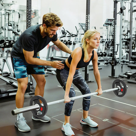 SPORTNOW Olympic Weight Plates, 2"/5cm Weight Disc Pair with Tri-Grips, 2 x 2.5kg Dumbbell Plates for Weightlifting and Strength Training Home Gym Fitness Workout, Black