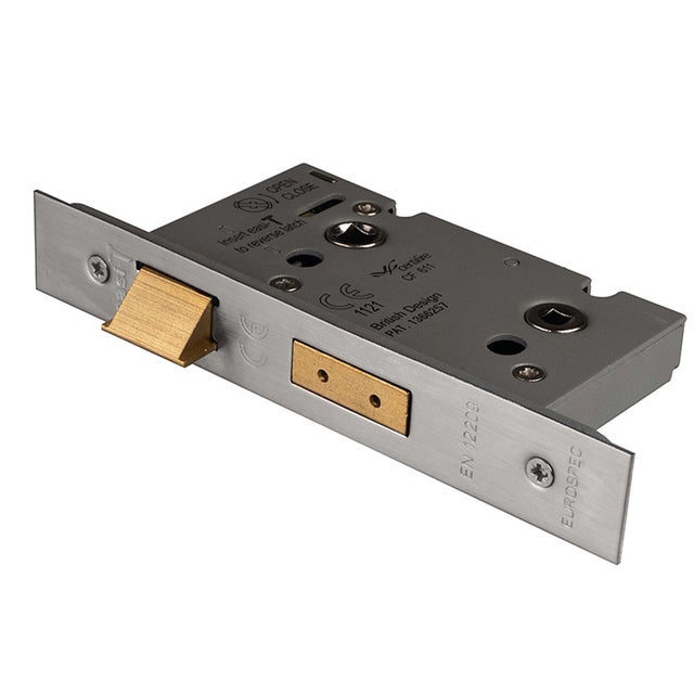EASI-T BATHROOM LOCK 64MM - SATIN STAINLESS STEEL - EACH