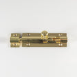 102 X 32MM BARREL BOLT C/W KEEP FLAT & ANGLED MORTICE KEEPS - POLISHED BRASS - 32MM - EACH