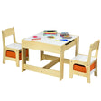 3-In-1 Kids Multi Activity Table & 2 Chairs Set for Toddlers