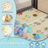Large Baby Playpen with Mat and Ocean balls-Dark Grey