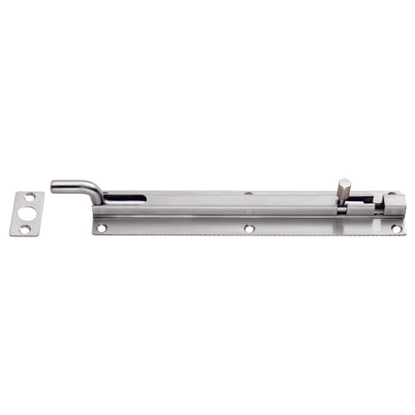 200 X 38MM CRANKED BARREL BOLT_x005F
 - SATIN STAINLESS STEEL - EACH