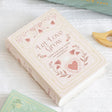 Pink Book Shaped Storage Box