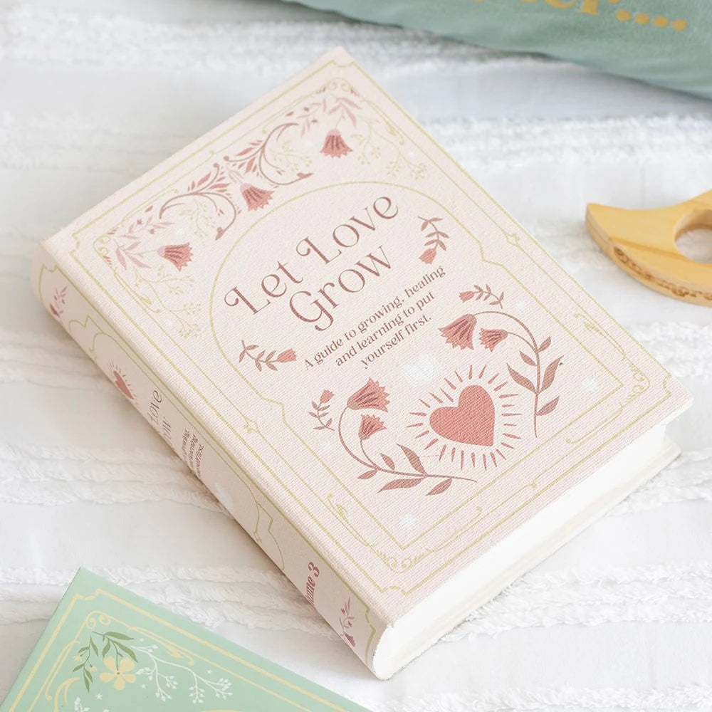 Pink Book Shaped Storage Box