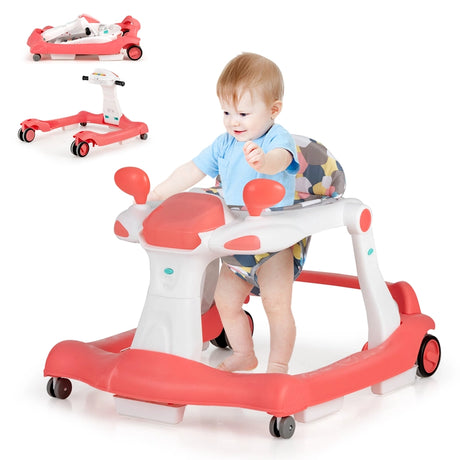 2 in 1 baby walker Foldable baby walker Orange