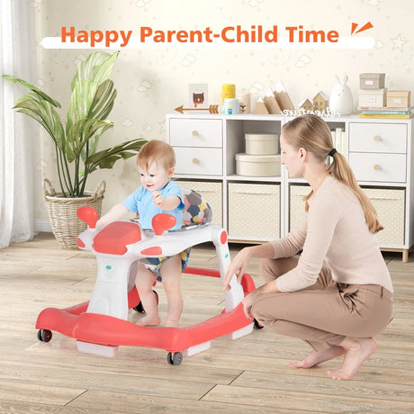 2 in 1 baby walker Foldable baby walker Orange