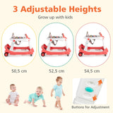 2 in 1 baby walker Foldable baby walker Orange