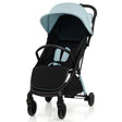 Lightweight Baby Stroller with Aluminum Frame and Detachable Seat Cover-Blue