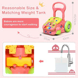 Early Development Toys for Baby Sit-to-Stand Learning Walker-Pink