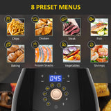 HOMCOM 5.5L 1700W Air Fryer, with Digital Display, 80-200 Temperature