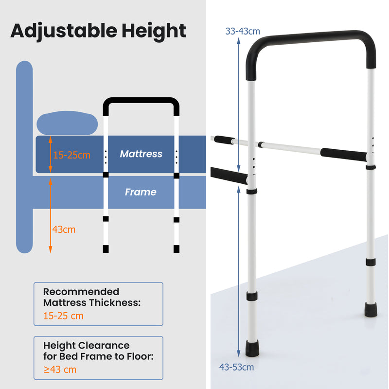 Bed Assist Rail Adjustable Fall Prevention
