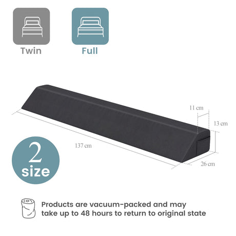 Bed Wedge Pillow with Storage Bag-Full Size