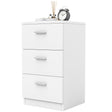 Bedside cabinet with 3 drawers