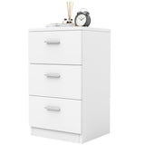 Bedside cabinet with 3 drawers