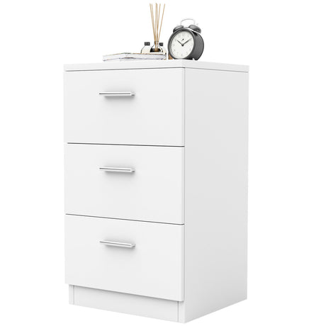 Bedside cabinet with 3 drawers