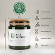 Greenman Woodwick Soy Candle - Wild Lavender