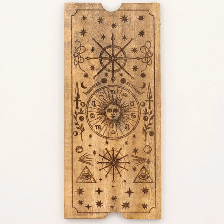 Four Section Tarot Box with Card Holder