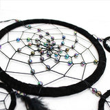 Bali Dreamcatchers - Large Round - Black/White/Red