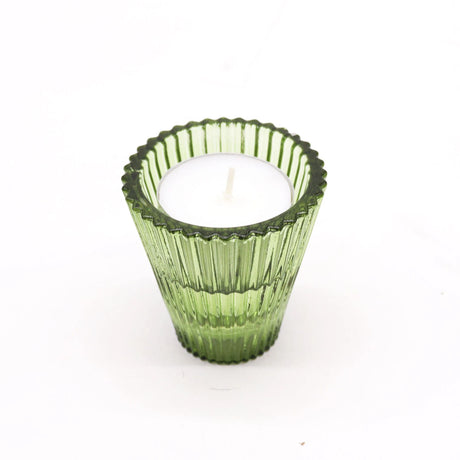 Flip Dinner Candle / Tealight Holder - Garden Jade