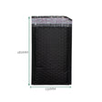Black Poly Bubble Envelope (130x180+40mm)