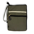 Canvas Large Laptop Pouch - Olive