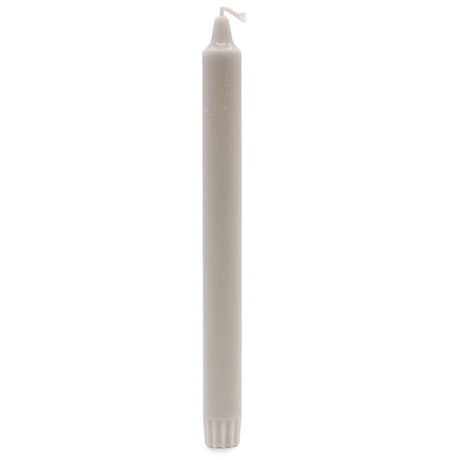 Pure Natural Wax Dinner Candle 25x2.3 - Silver Grey