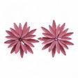 Soft Pink - Vintage Glass - Flowers - Earrings