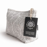 Nomad Sari Indian Jacquard Toiletry Bag - Moonlit Weave