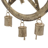 Indian Chimes - Pentagon with Cow Bells - 25x49cm