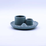 Palo Santo Stick & Smudge Holder - Lotus Flower - Blue