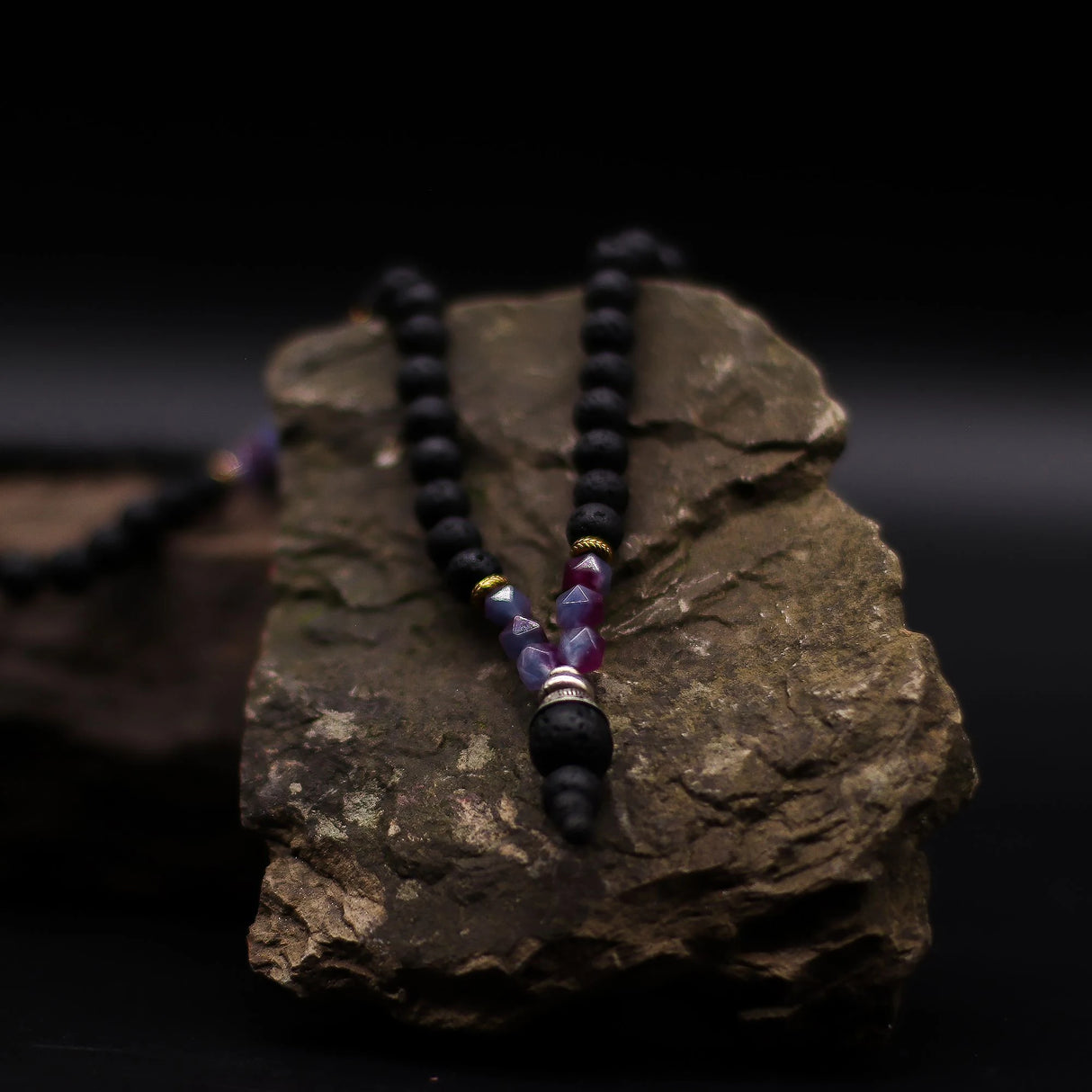 Essence of the Volcano Necklace - Embracing the Dark Side