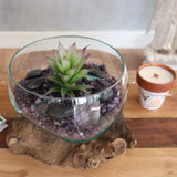 Molten Glass on Wood - Open Lrg Bowl