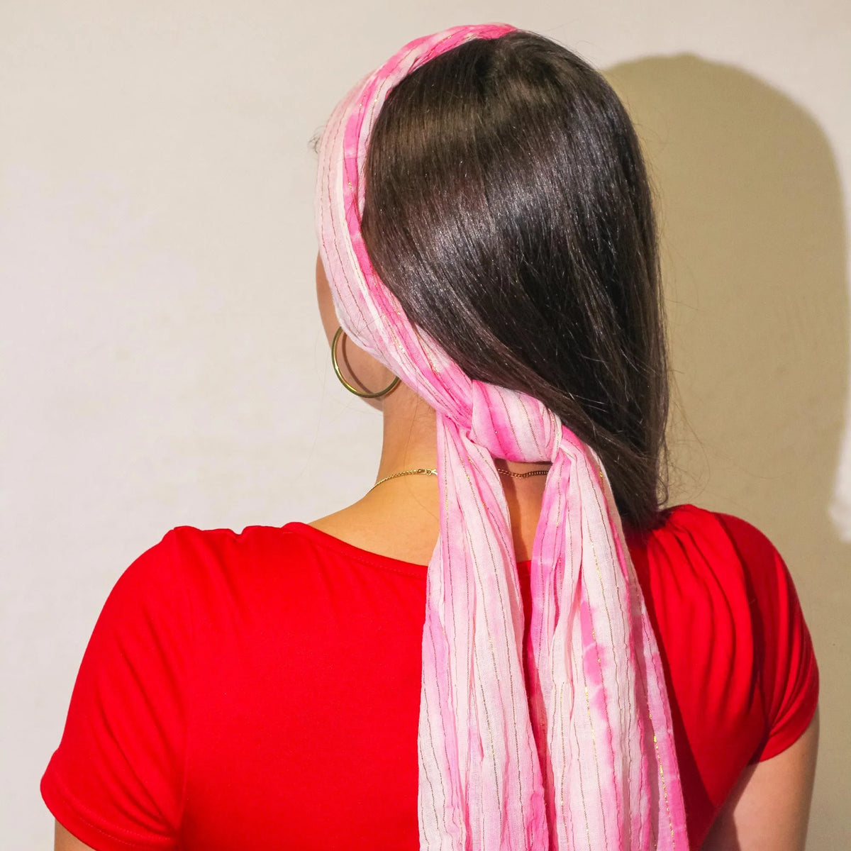 Nomad Sari Party Shine Scarf  Perfect Pink (18050cm)