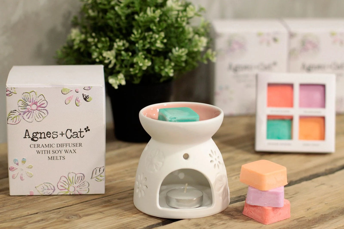 Wax Melter with Four Soy Wax Melts