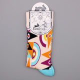 Hop Hare Bamboo Socks S/M - Psychedelic Evil Eye