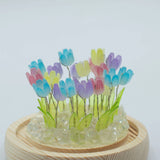 Floral Glow Garden Dome - 20 Multi Tulips - LED USB