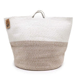 Cotton Rope Laundry / Storage Big Basket 45x40cm - Beige