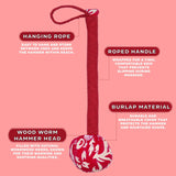 Wormwood Massage Hammer - Red
