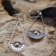 Silver & Gold Earring - Luna Balance