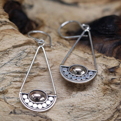 Silver & Gold Earring - Luna Balance