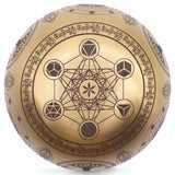 Pure Brass Etched Buddha - Set of 4 - Approx 3.85kg