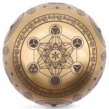 Pure Brass Etched Buddha - Set of 4 - Approx 3.85kg