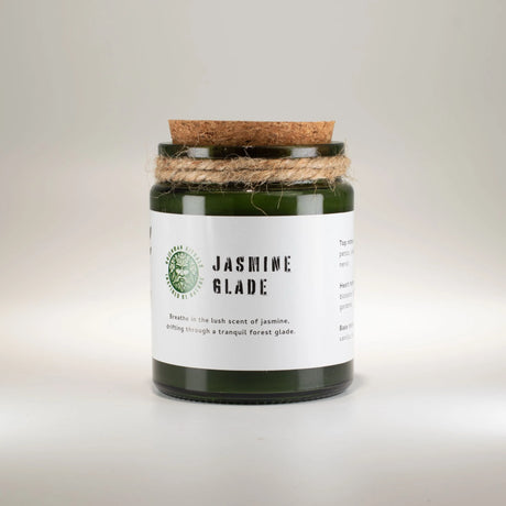 Greenman Woodwick Soy Candle - Jasmine Glade